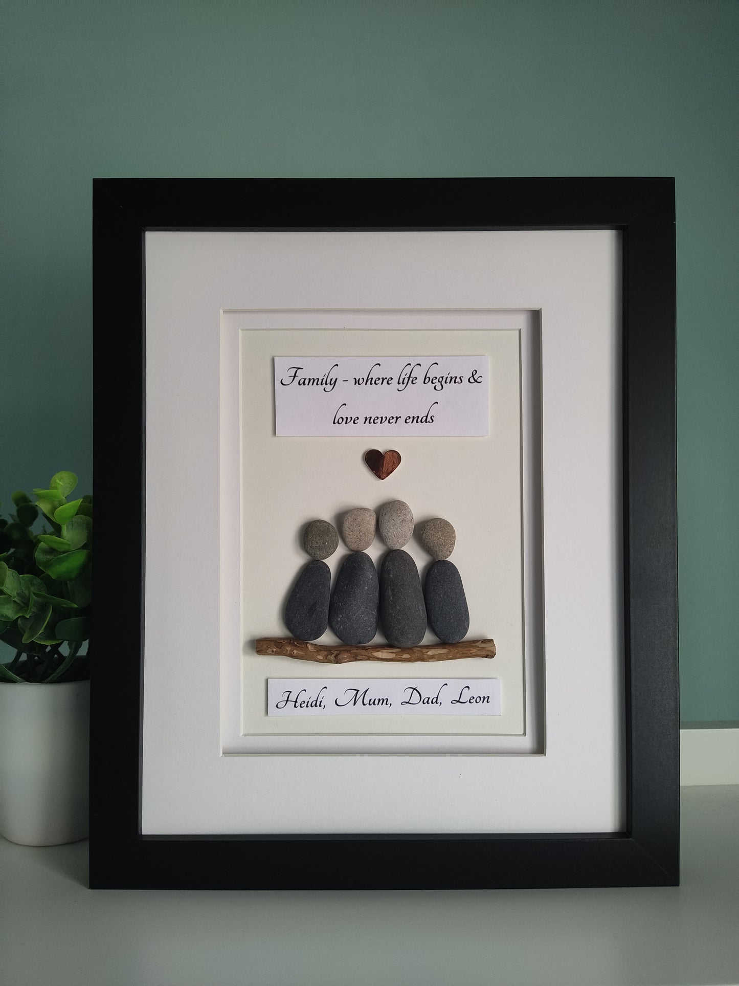 Framed Personalised Family Portrait