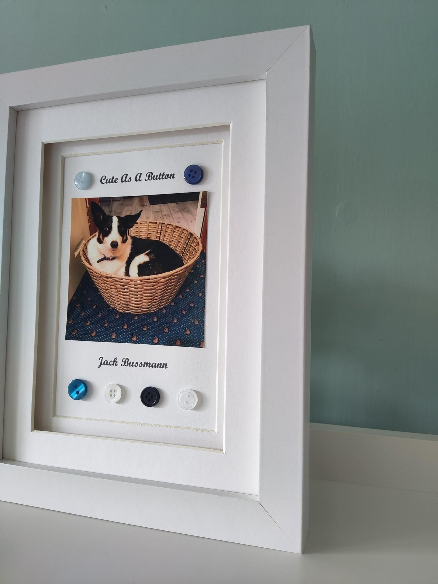 Cute As A Button Pet Portrait